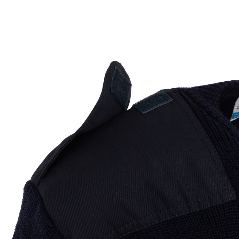 Dutch Commando Style V-Neck Sweater | Navy Blue, , large image number 3